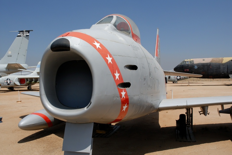 F86 Sabre jet at March Field Air Museum-2 8-19-06