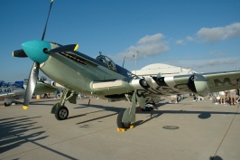 Restored British WWII plane at Miramar Air Show 10-15-05