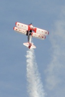 Red Baron aerobatic biplane group in flight at Miramar air show-25 10-12-07