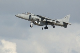 Marine Harrier jet hovering at Miramar air show-2 10-13-06