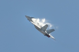 F18 Super Hornet in flight at Miramar air show-13 10-12-07