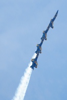 Blue Angels flying in formation at Miramar air show-21 10-13-06