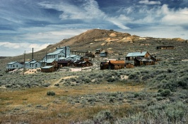 Mine buildings at Bodie CA 9-92