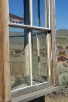 Weathered window in building at Bodie-01 6-8-07