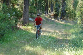 Steve Lamson mountain biking near Serene Lakes-01 7-29-07