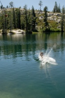 Brett on rope swing at Long Lake near Serene Lakes-23 7-29-07