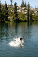 Brett on rope swing at Long Lake near Serene Lakes-13 7-29-07