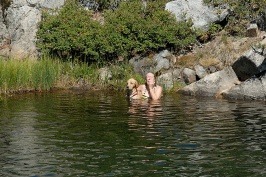 Calla & LC in Long Lake near Serene Lakes-01 7-29-07