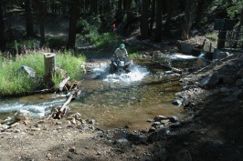 BDL crossing creek on ATV near Long Lake near Serene Lakes-02 7-31-07