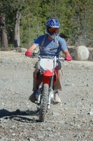 Craig Martens riding dirt bike near Cascade Lake near Serene Lakes-02-2 8-4-07