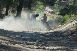 Eric dumping dirt bike on trail near Cascade Lakes-03 8-4-07