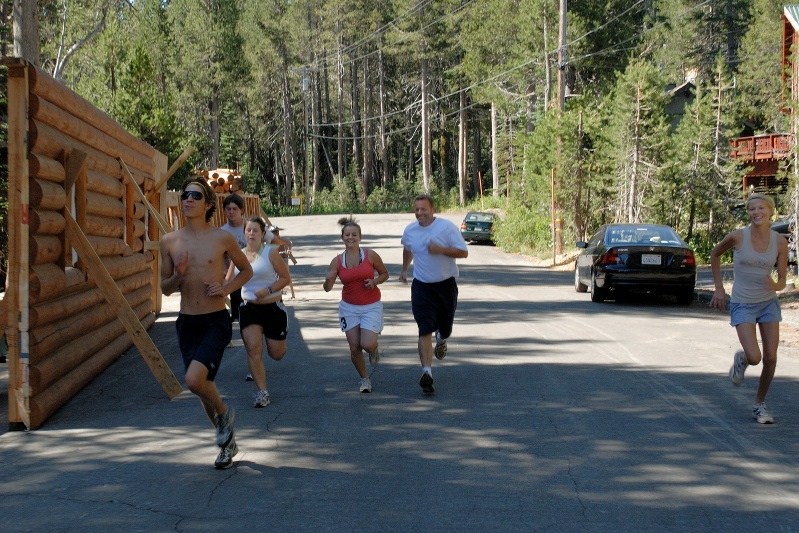 Start of family triathalon at Serene Lakes-05 7-29-07