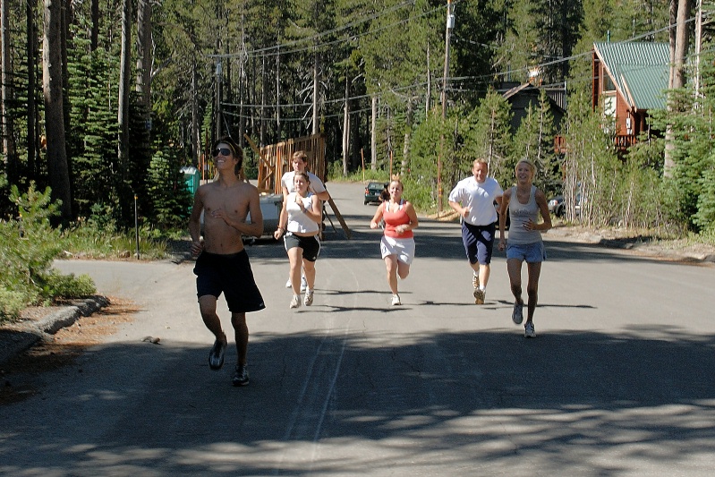 Start of family triathalon at Serene Lakes-07 7-29-07