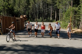 Start of family triathalon at Serene Lakes-01 7-29-07