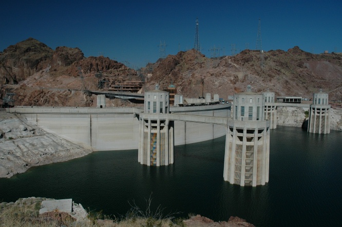 AS-Inlet towers at Hoover Dam 8-30-05