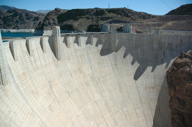 BK-Dry side of Hoover Dam 8-30-05