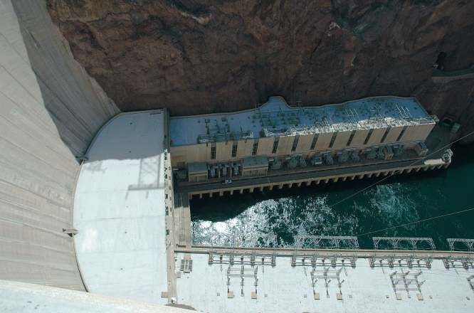 BP-Generator housing and outlet at Hoover Dam 8-30-05