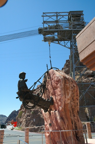 CN-High scaler & cable crane at Hoover Dam 8-30-05