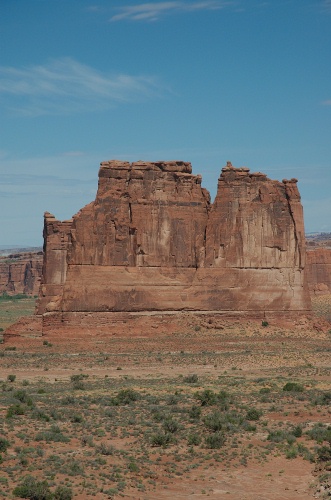 QGF-Courthouse Tower formation at Arches Park UT-1 9-3-05