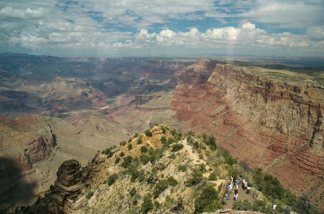 QPG-View of Grand Canyon from Desert Watchtower AZ-6 9-5-05