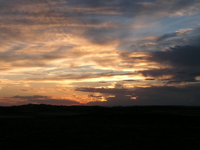 qsk-sunset at campsite near dead horse pt ut 9-2-05