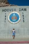 BI-LC at Hoover Dam sign 8-30-05
