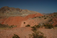 DA-Colorful hills in area east of Lake Mead NV-3 8-30-05