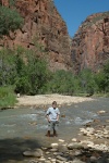 FG-GL in Virgin river in upper Zion Canyon 8-31-05