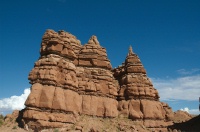 QCZ-Rock turret formation along Hwy 24 in southern UT 9-2-05