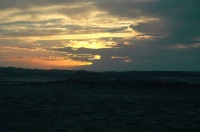 QDT-Sunset from campsite near Dead Horse Pt UT-3 9-3-05