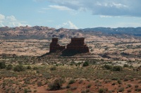 QFZ-Rock tower formations at Arches Park UT 9-3-05