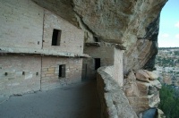 QLW-Dwellings at Balcony House ruin at Mesa Verde CO-1 9-4-05