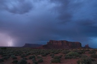 QMT-Lightning strike in Monument Valley-1 AZ 9-4-05
