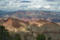 QOU-View of Grand Canyon from Desert Watchtower AZ-4 9-5-05