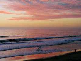 Twilight clouds from Carlsbad beach-1 1-27-05