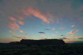 QEI-Predawn sunlight from campsite near Dead Horse Pt UT-6 9-3-05