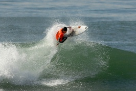 Surfer in contest at Oceanside-200 10-21-07