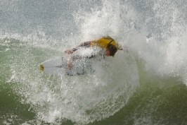 Surfer in contest at Oceanside-089-2 10-21-07